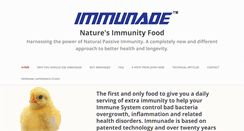 Desktop Screenshot of immunade.com